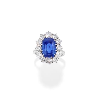 Anello con Zaffiro Ceylon