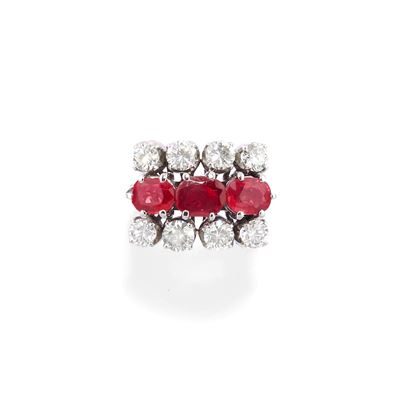 Anello con Rubini