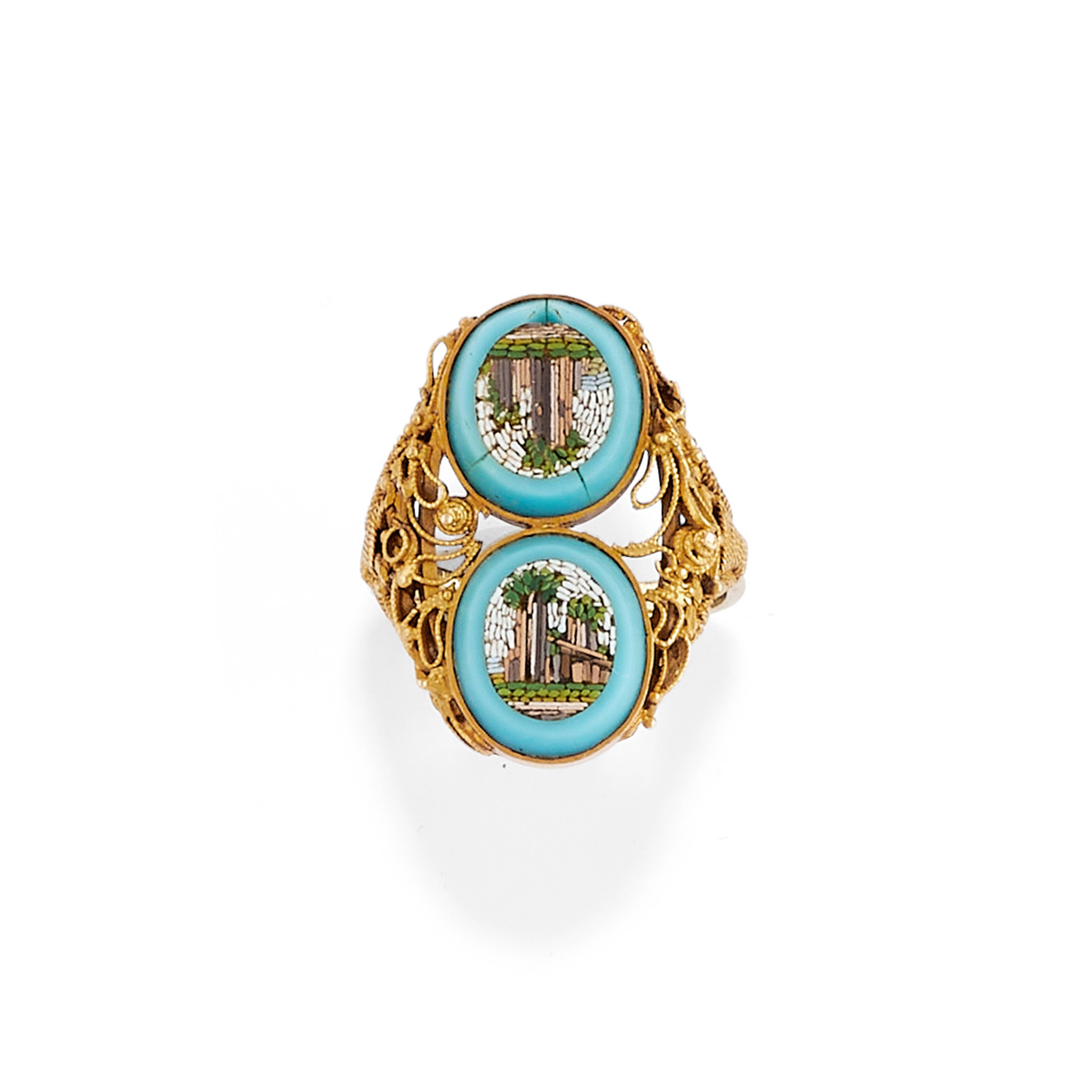 Orecchini e Anello con Micromosaico