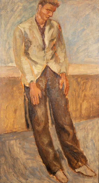 Figura - olio su tavola