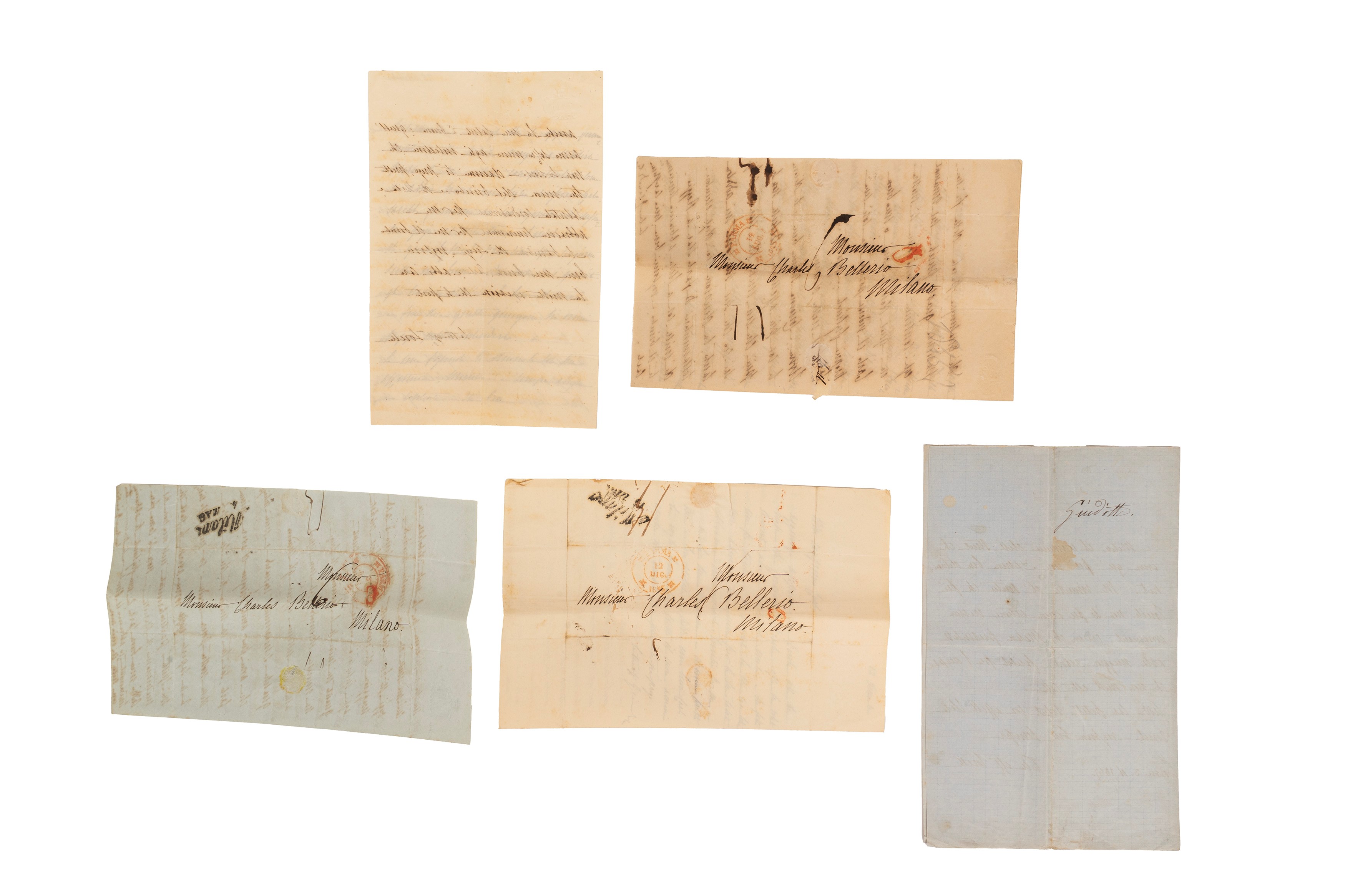 Carteggio Risorgimentale dei Patrioti Giuditta Bellerio Sidoli e Carlo Bellerio