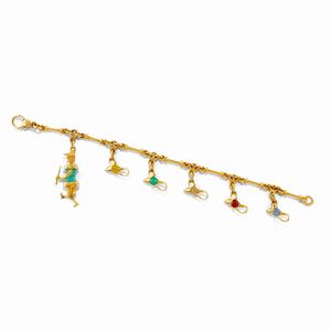 A 18K yellow gold and gemstone bracelet, Pomellato