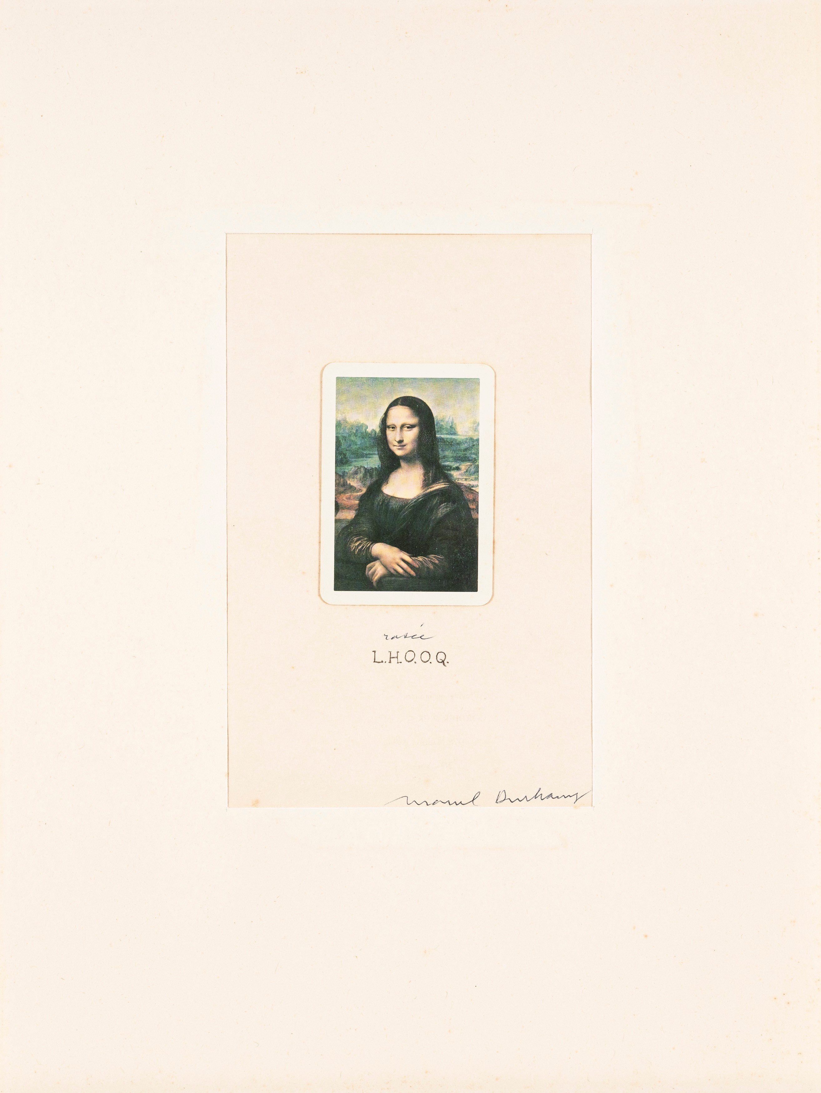 Marcel Duchamp - L.h.o.o.q Rasée