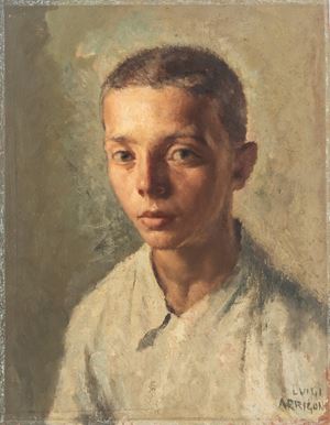 Ritratto di fanciullo (recto); Ritratto di uomo con cappello (verso)