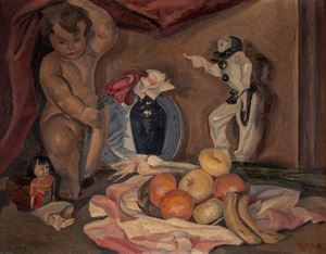 Still life with Pierrot