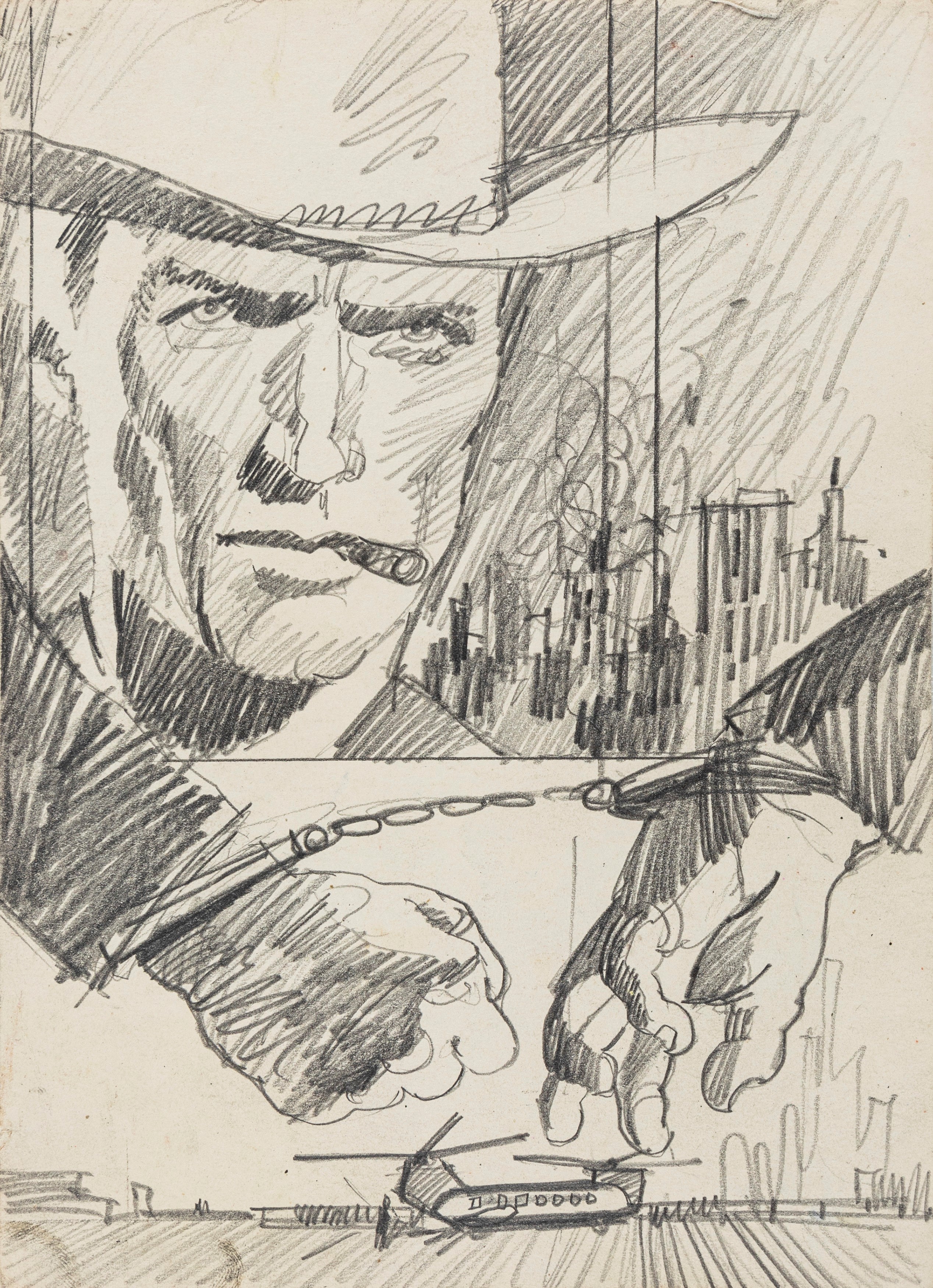 L'uomo dalla cravatta di cuoio