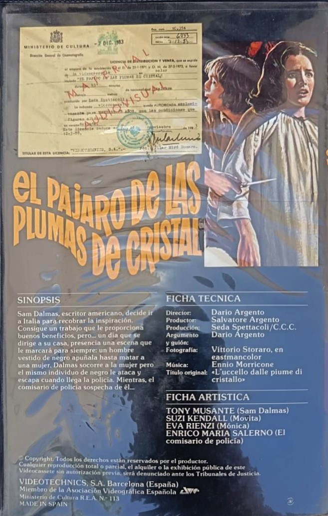 L'uccello dalle piume di cristallo