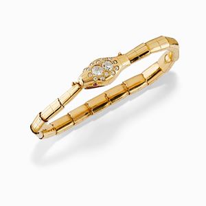 Bracciale in oro giallo bassa caratura e rubini