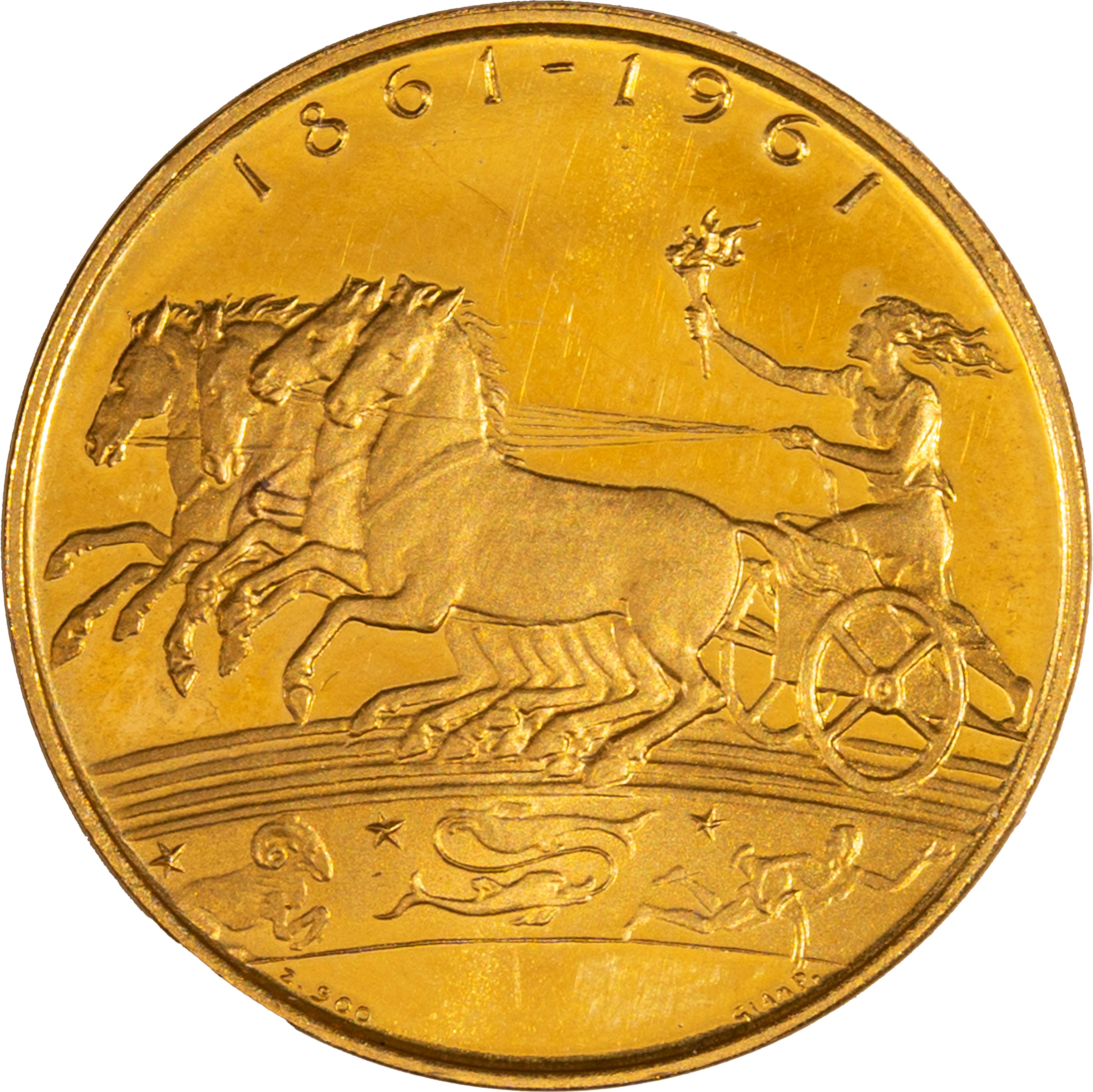 Medaglia commemorativa dei 100 anni dell'Unità d'Italia