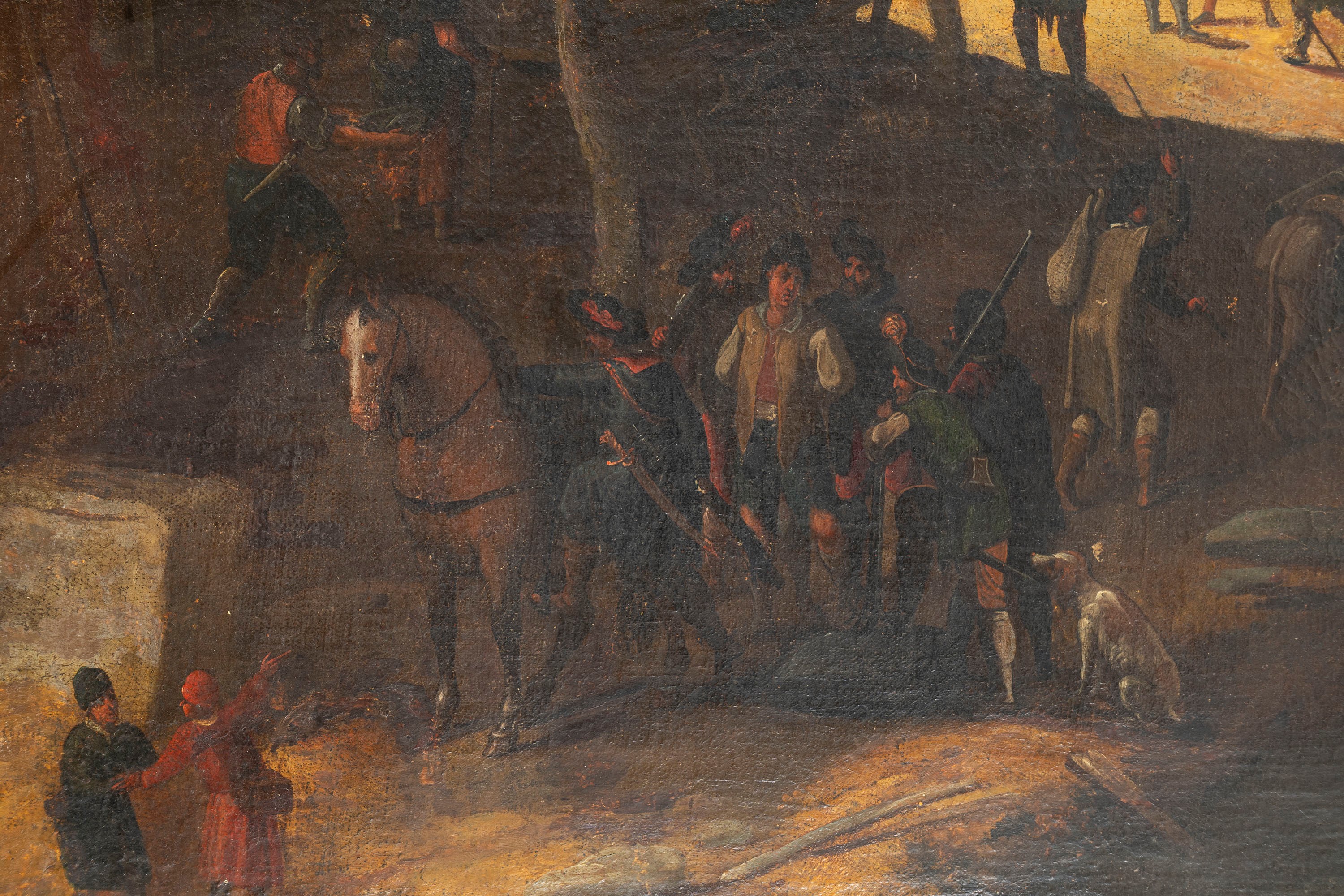 Paesaggio con rovine del Campo Vaccino