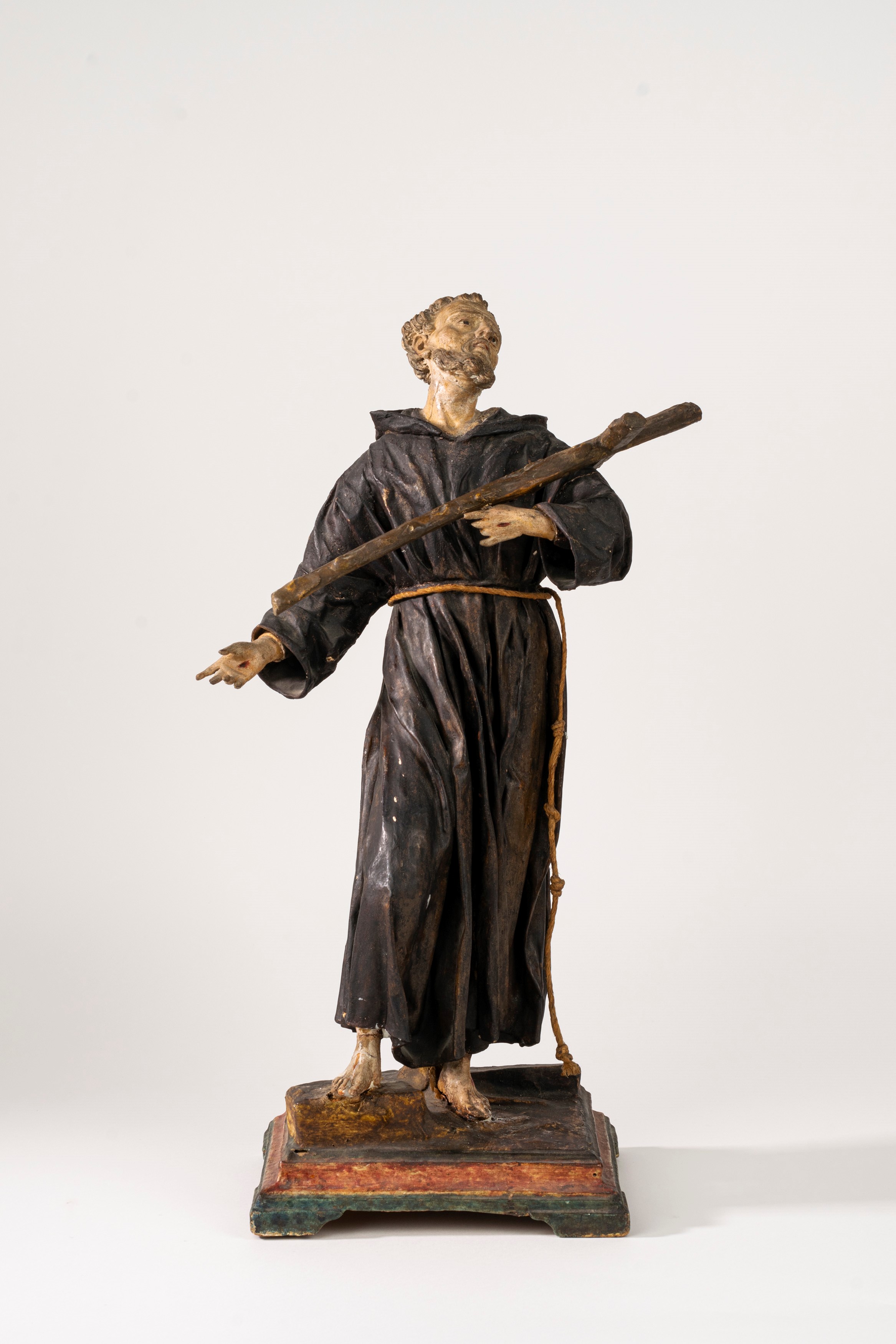 Scultura in Cartapesta Raffigurante San Francesco, Secolo XVIII