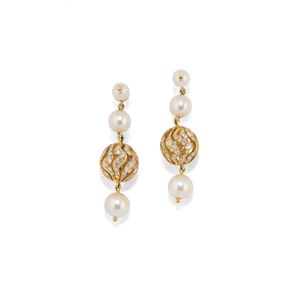 Pearl earrings