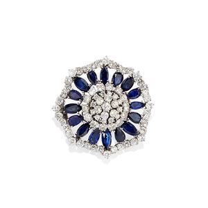 Sapphire brooch