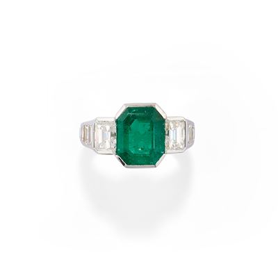 Anello con Smeraldo Colombia