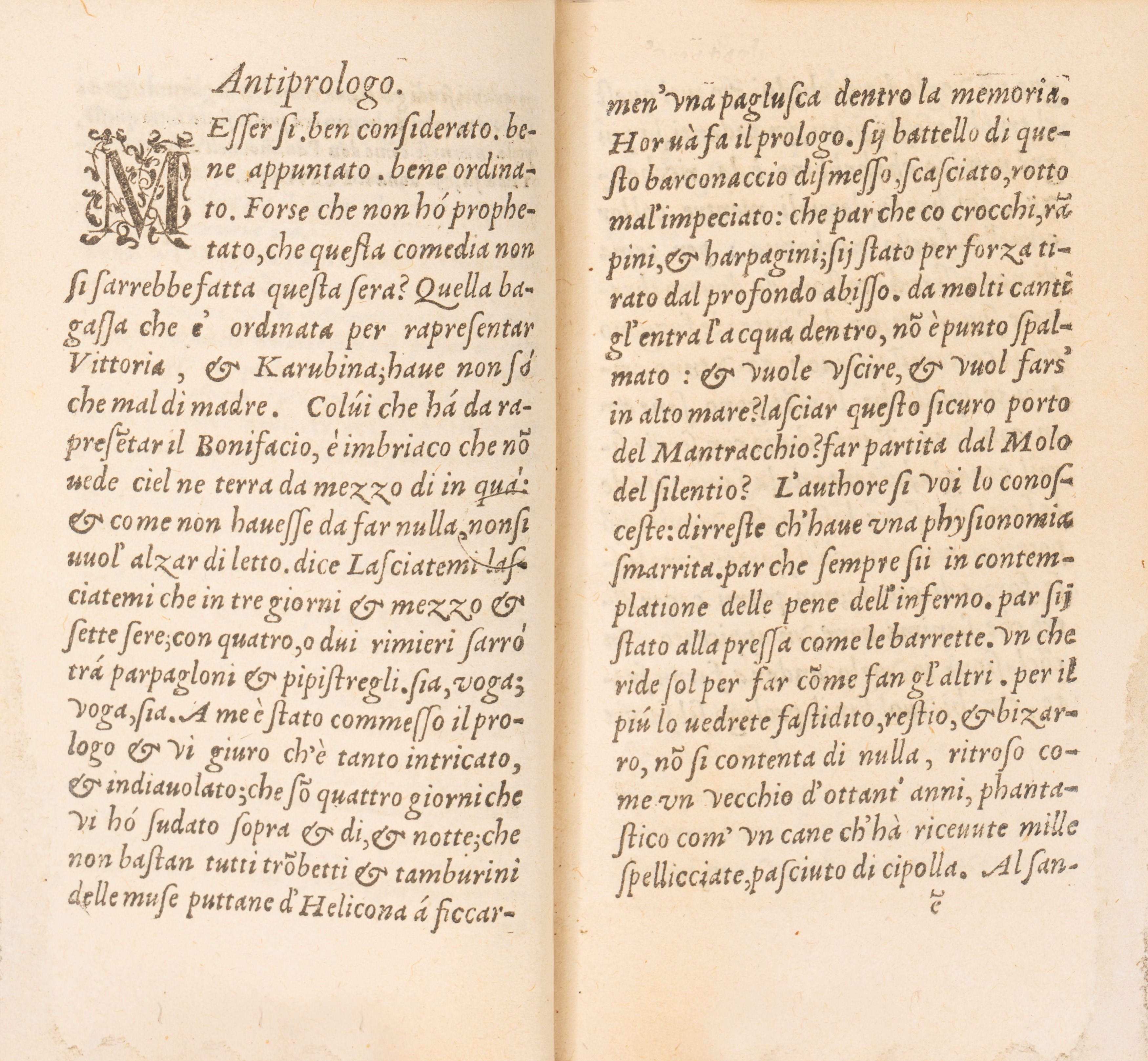 Giordano Bruno - Candelaio Comedia del Bruno Nolano Achademico di Nulla Achademia; Detto il Fasti...