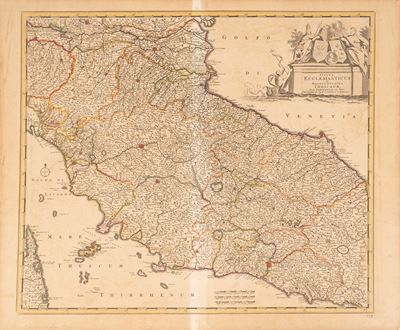 Novissima Et Accuratissima Delineatio Status Ecclesiae Et Magni Ducatus Hetruriae Publici Juris