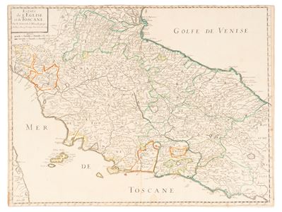 Estats De L'eglise Et De Toscane
