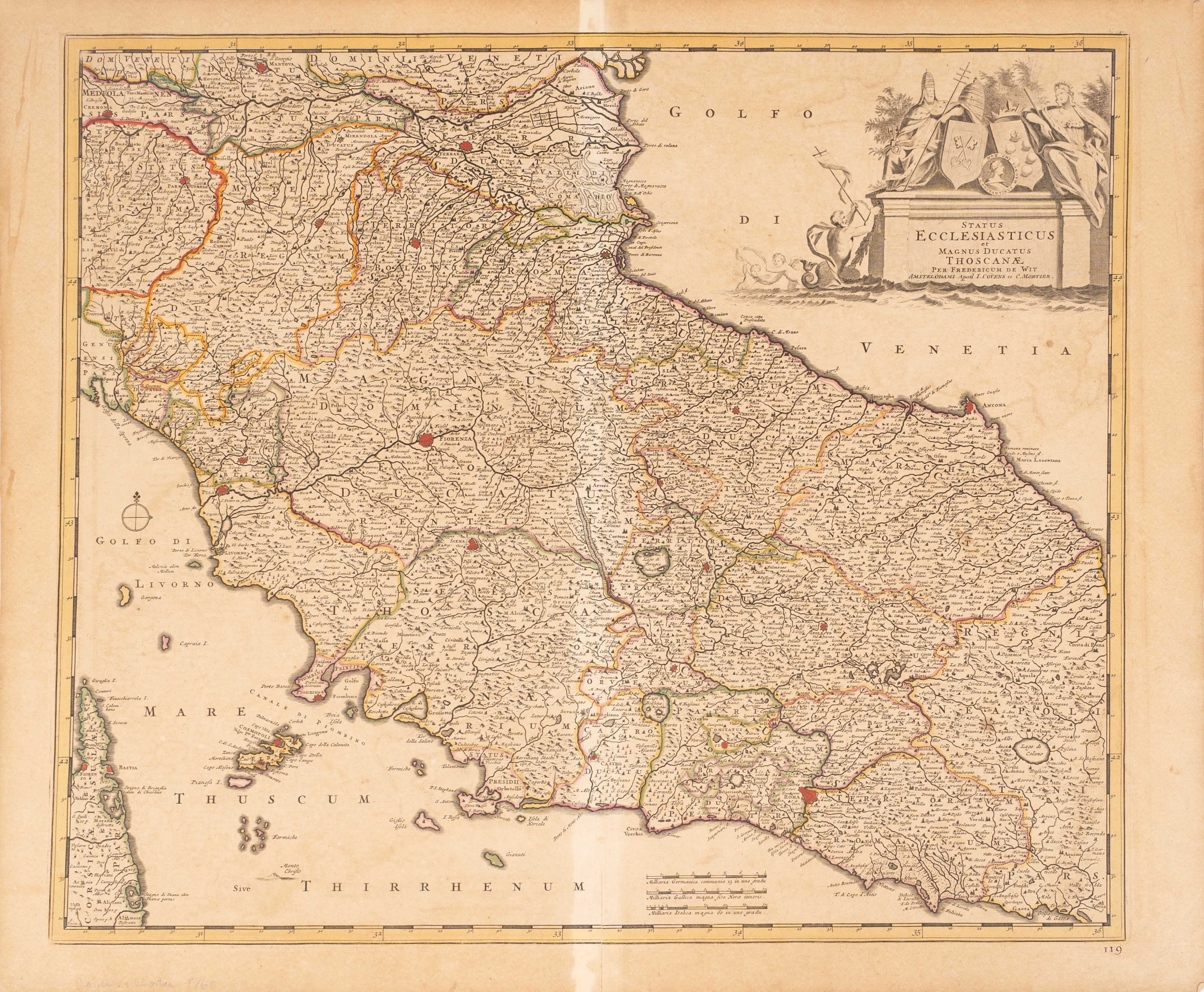 Fredericum De Wit - Status Ecclesiasticus Et Magnus Ducatus Thoscanae