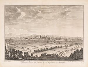 View of Florence Convento de' PP. Montughi Capuchins