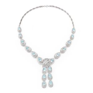Collana con acquemarine