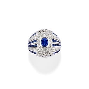  - Anello con zaffiri
