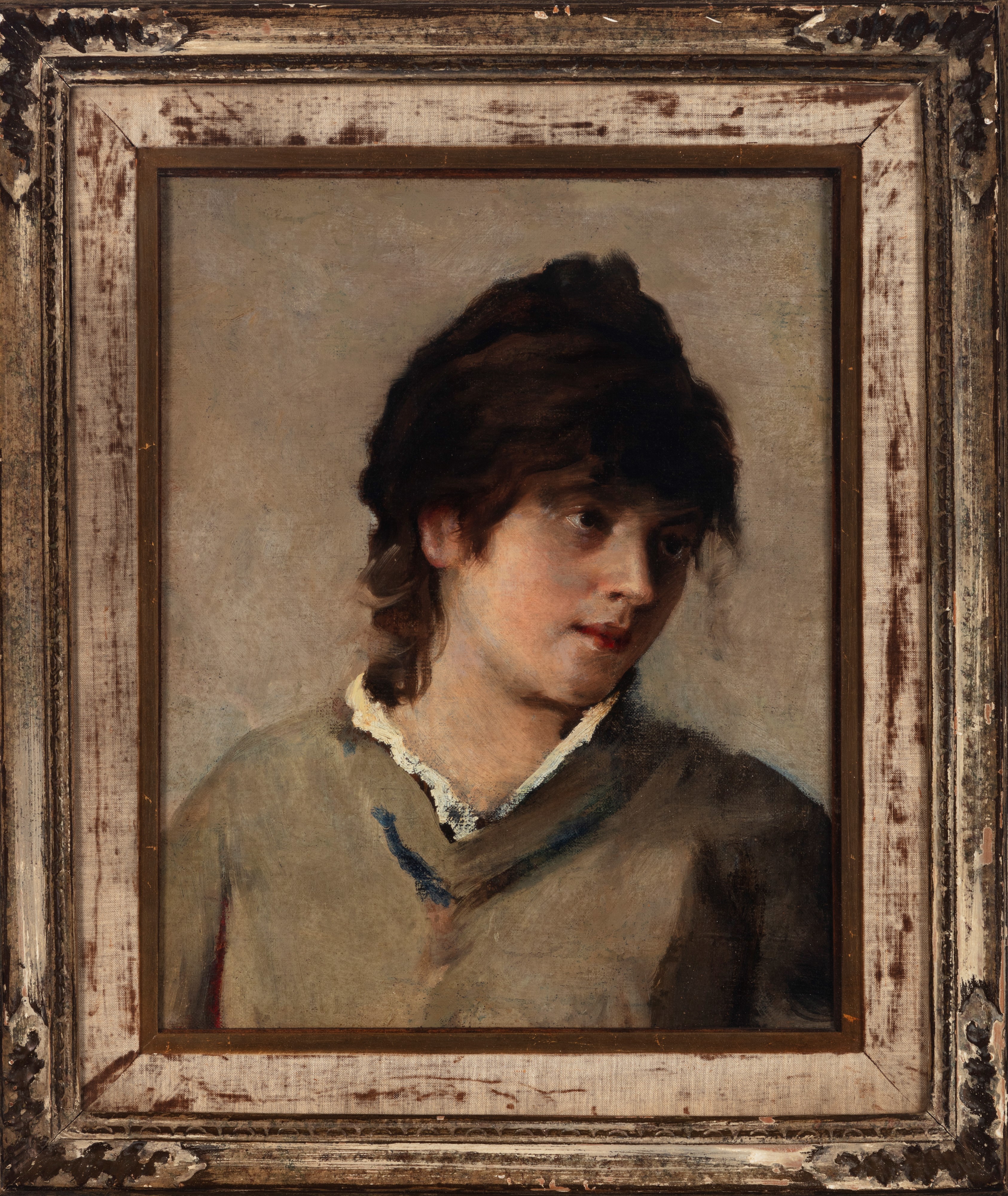 Scuola Veneta, Secolo XIX - Autore Ignoto, Ritratto femminile, olio su tela