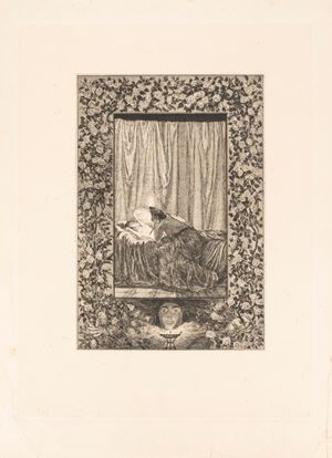 Psyche with the Lamp, number XIX from the series "Love and Psyche"