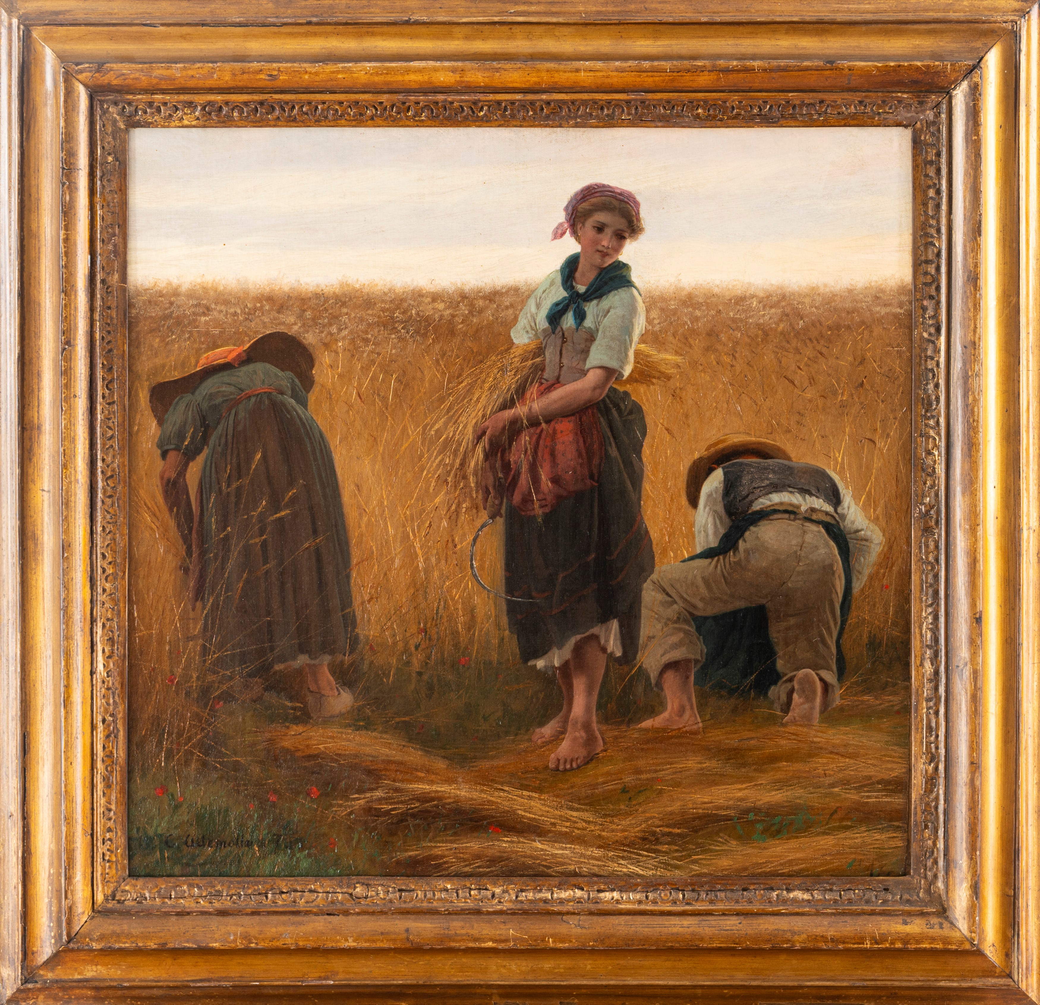 Carlo Ademollo - La Raccolta del Fieno