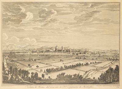Veduta di Firenze dal Convento De Pp. Capuccini di Montunghi