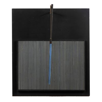 Inclinè Bleu Et Noir