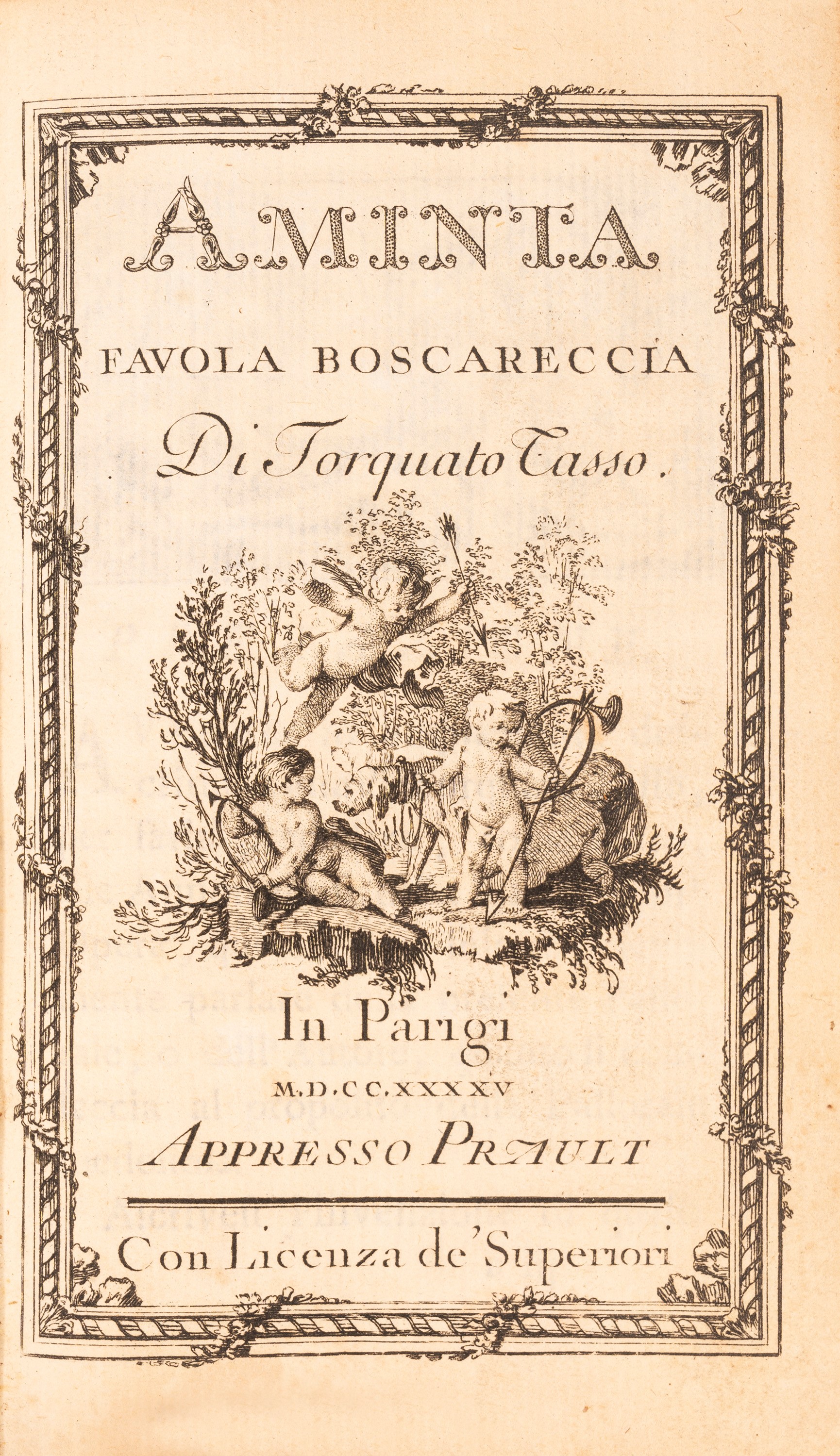 Torquato Tasso - Lotto Composto da 6 Edizioni Dell'aminta in Italiano ed in Francese