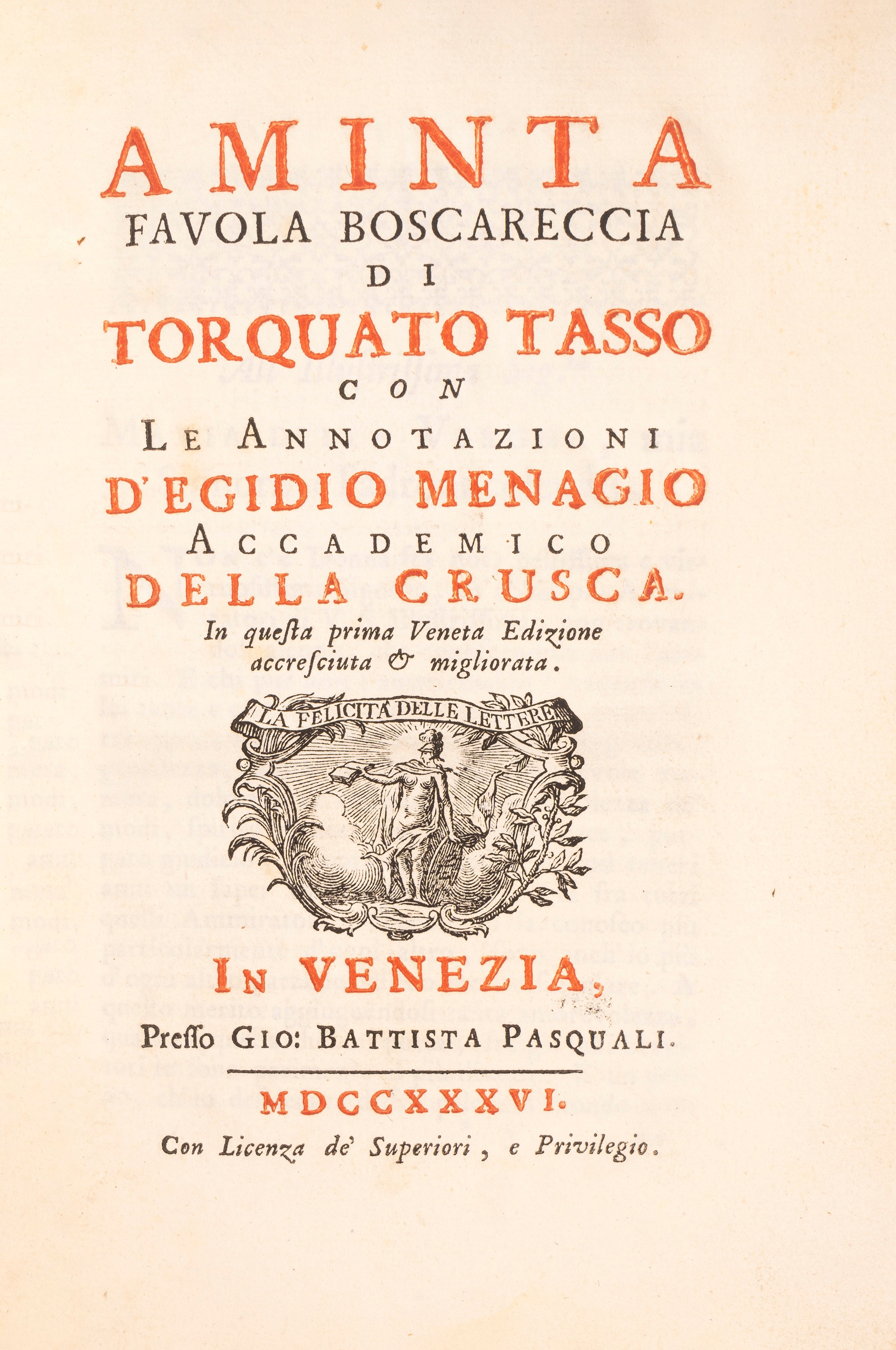 Torquato Tasso - Lotto Composto da 5 Edizioni Tassiane in Italiano e in Francese