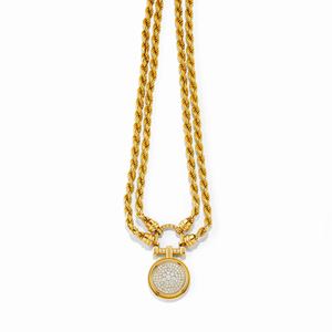 Collana in oro bicolore 18K