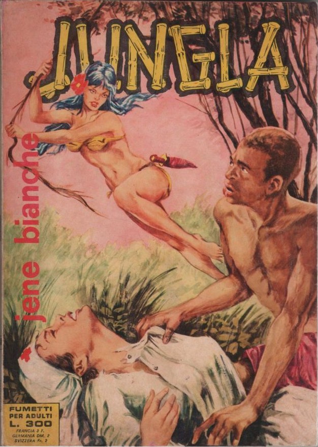 Aleandro Biffi - Jungla - Jene bianche, tempera su cartone