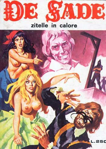 Studio Rosi - De Sade, Zitelle in calore - Tempera su cartone, 1974