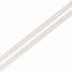 Collana con perle coltivate Akoya di mm 8