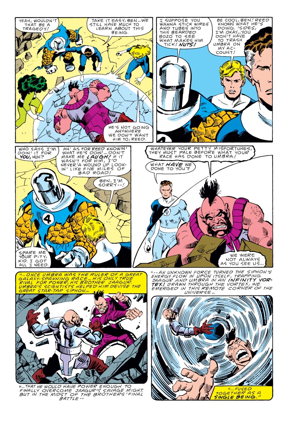 John Buscema - Fantastic Four - Closer Than Brothers!