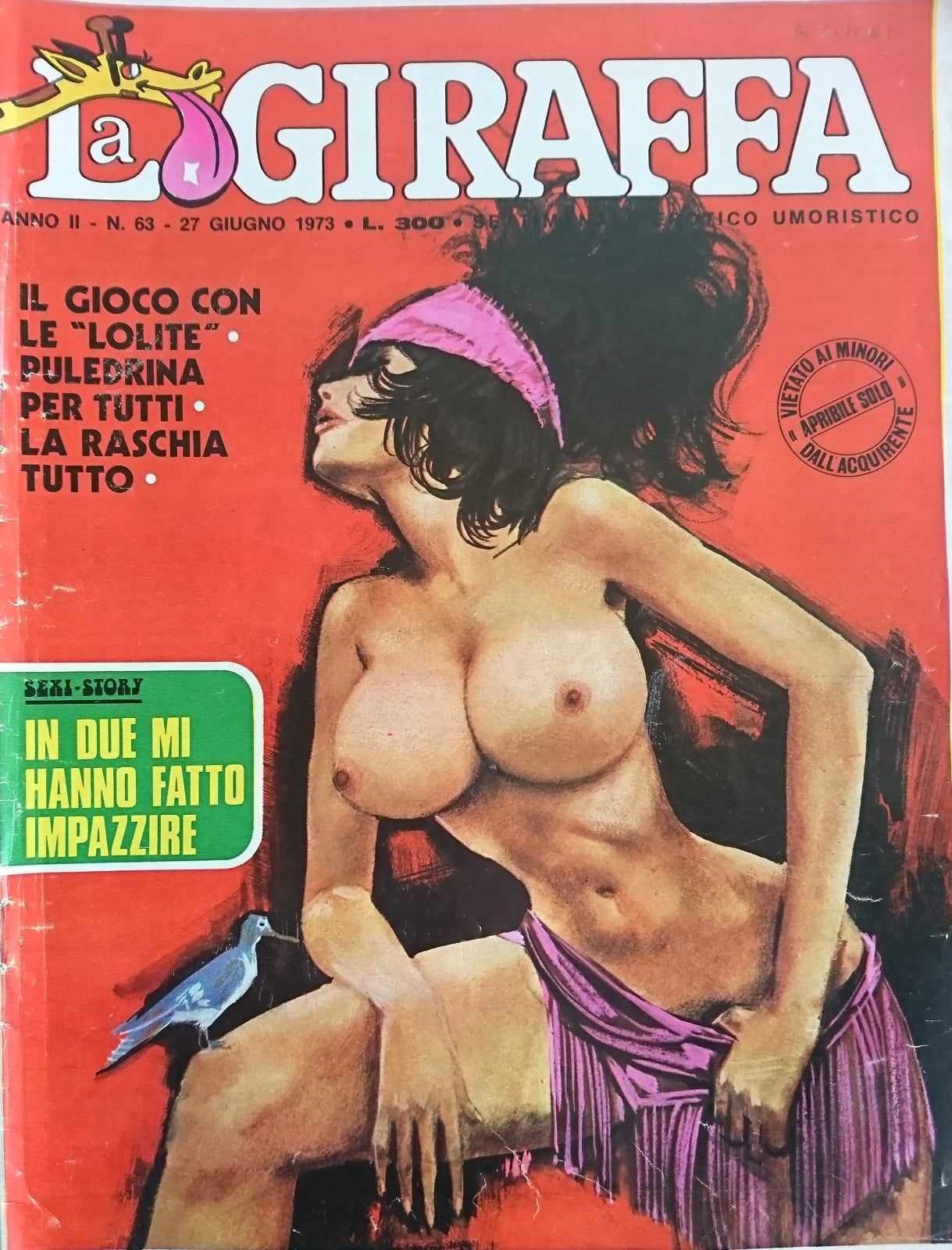 Fernando Carcupino - La Giraffa - tempera su cartone
