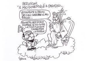Berlusconi: il mio governo è il Paradiso