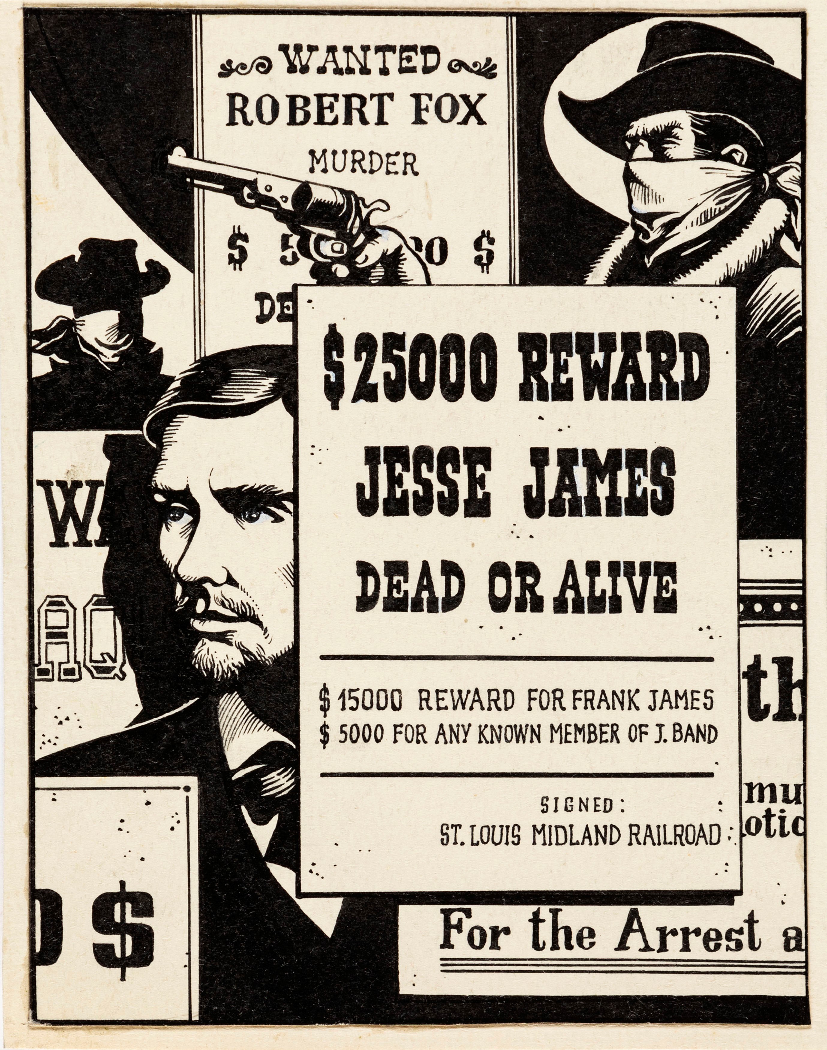 Magnus (Roberto Raviola) - Jesse James 1961 | Fumetti: Tavole e ...