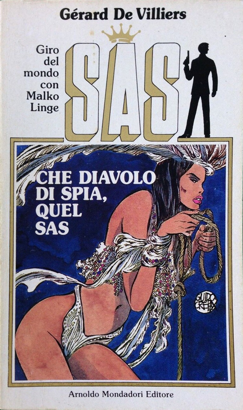 Guido Crepax - Che diavolo di spia, quel SAS – Matita, china e acquerello su cartoncino