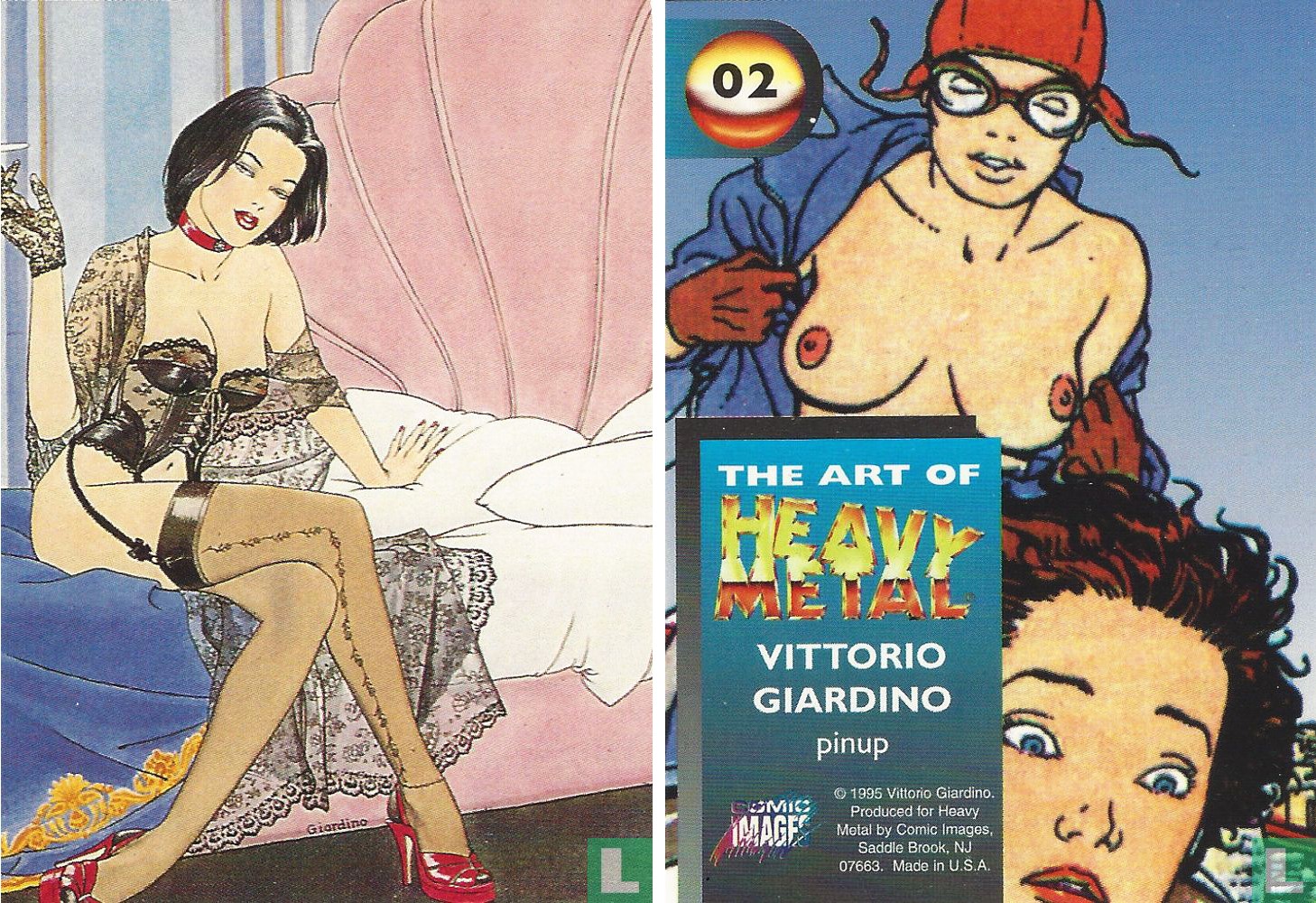 Vittorio Giardino - La Maîtresse - matita, china e acquerello su cartoncino
