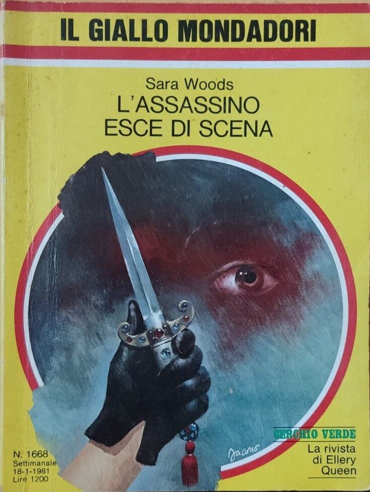 Carlo Jacono - Giallo Mondadori - L'assassino Esce di Scena