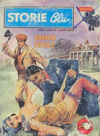 Aller (giovanni Alessandri) - Storie Blu - Errore fatale, tempera su cartone, 1989