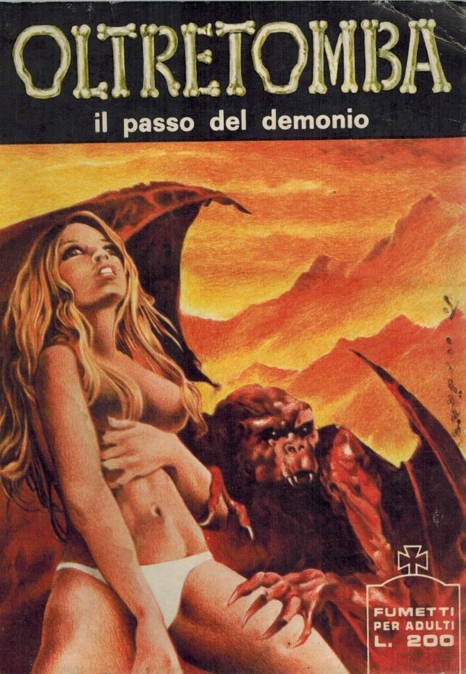 a.n.I. (autore Non Identificato) - Autore ignoto, Oltretomba - Il Passo del Demonio, matita e pas...
