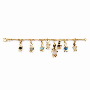 A 18K yellow gold and gemstone bracelet, Pomellato
