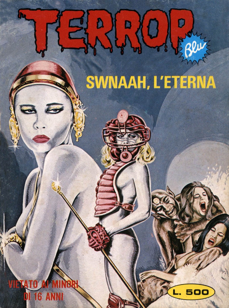 Angelo Todaro - Originale di copertina per 'Swnaah, l'eterna', tempera su cartoncino
