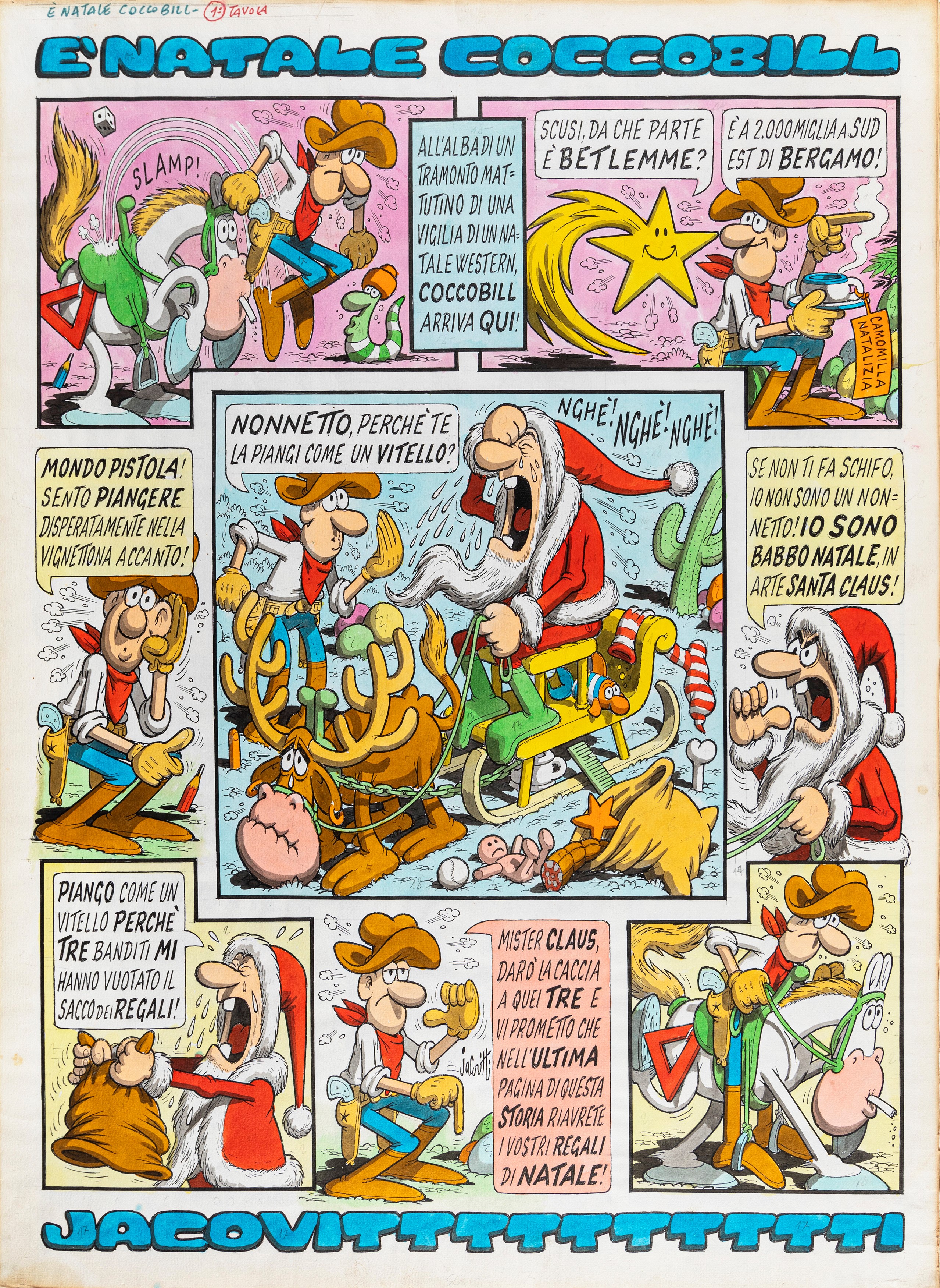 Benito Jacovitti - È Natale Cocco Bill