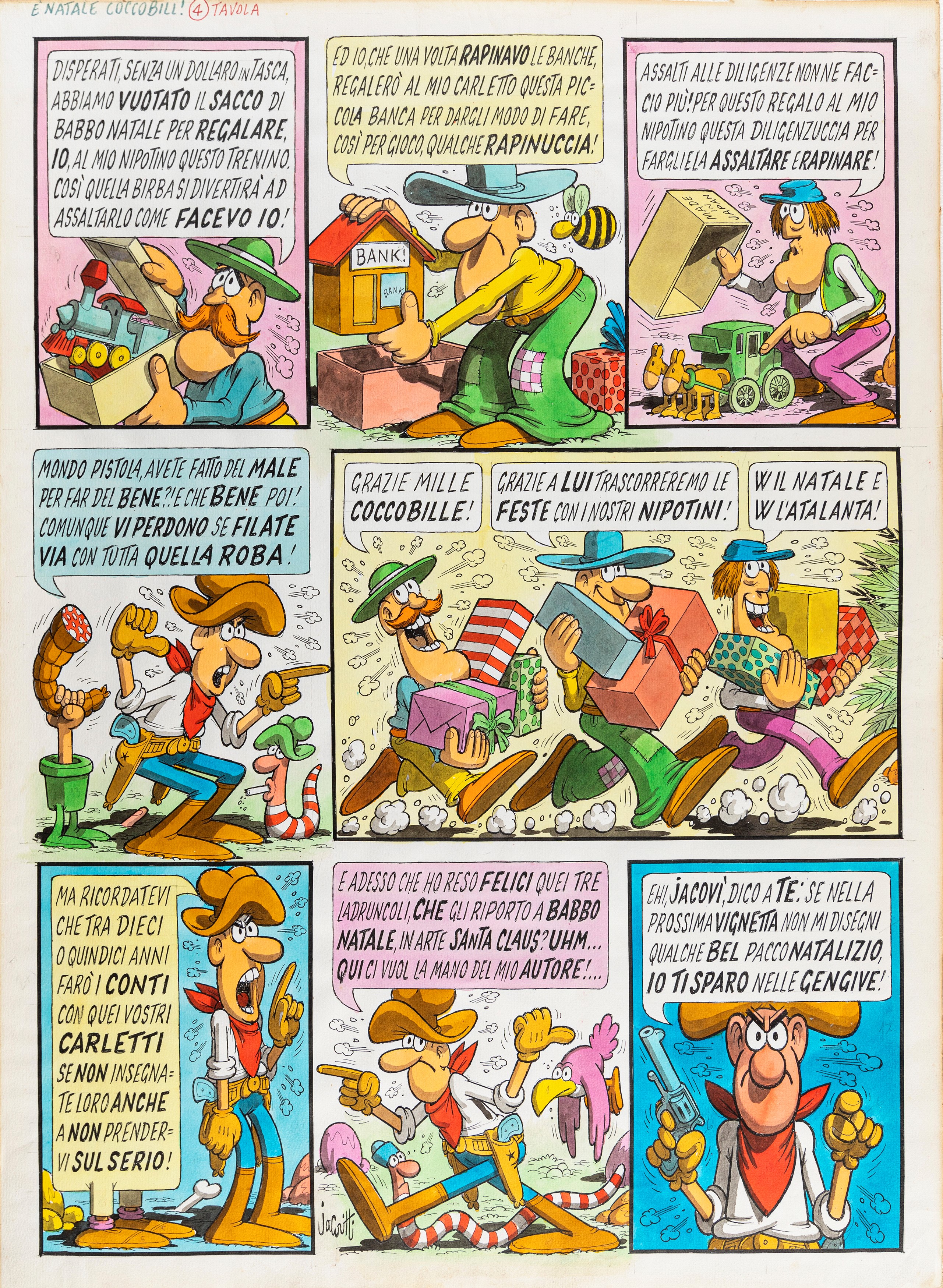 Benito Jacovitti - È Natale Cocco Bill