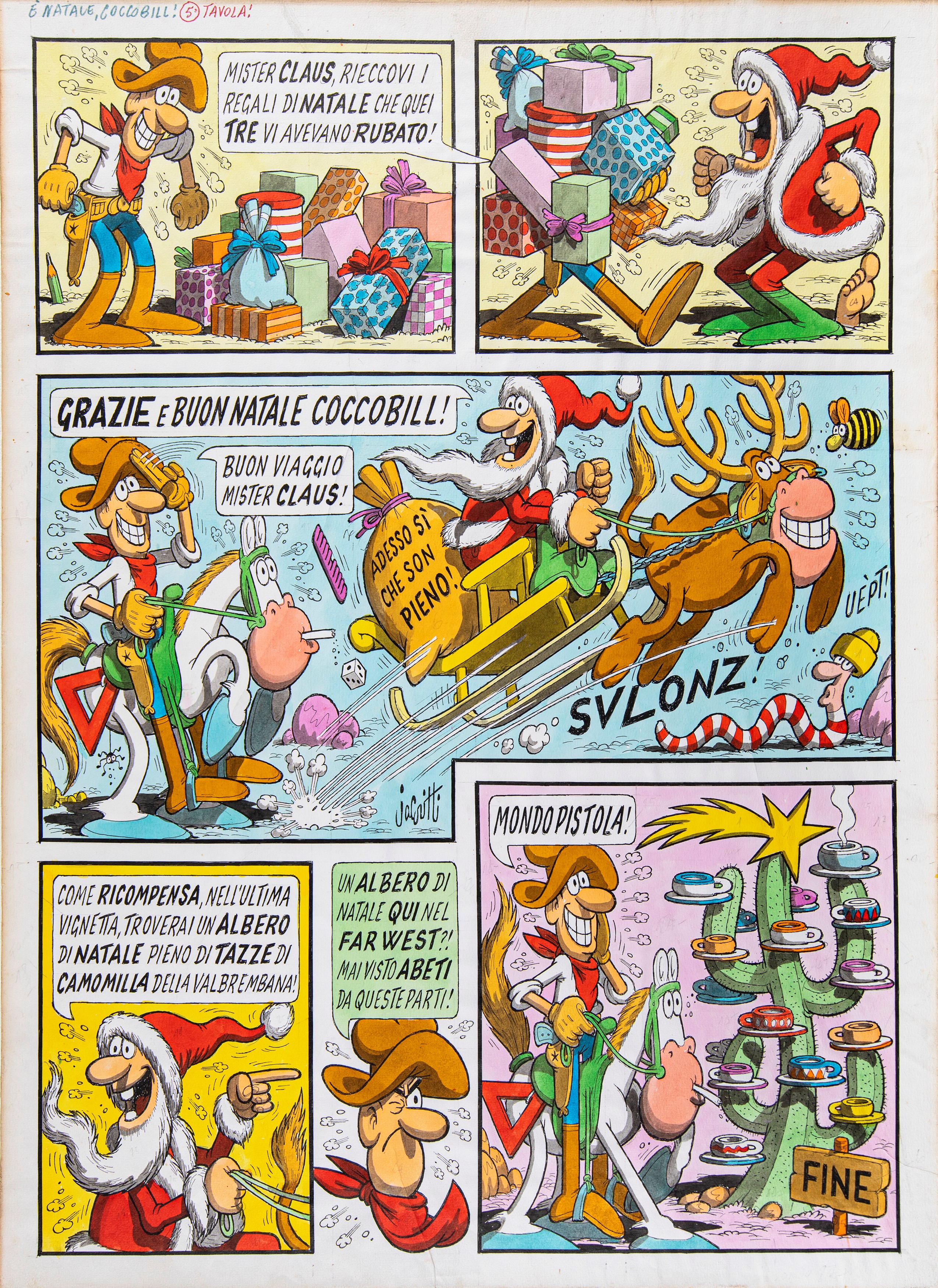 Benito Jacovitti - È Natale Cocco Bill
